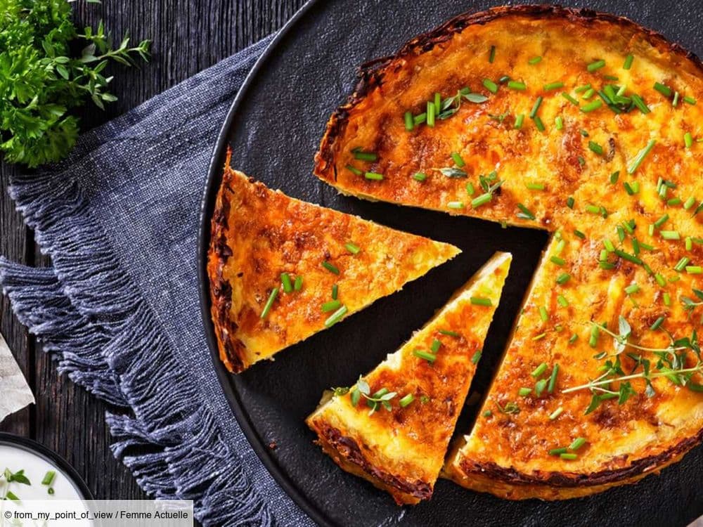 Quiche à base de pomme de terre au saumon et épinards : la super recette validée par toute la famille