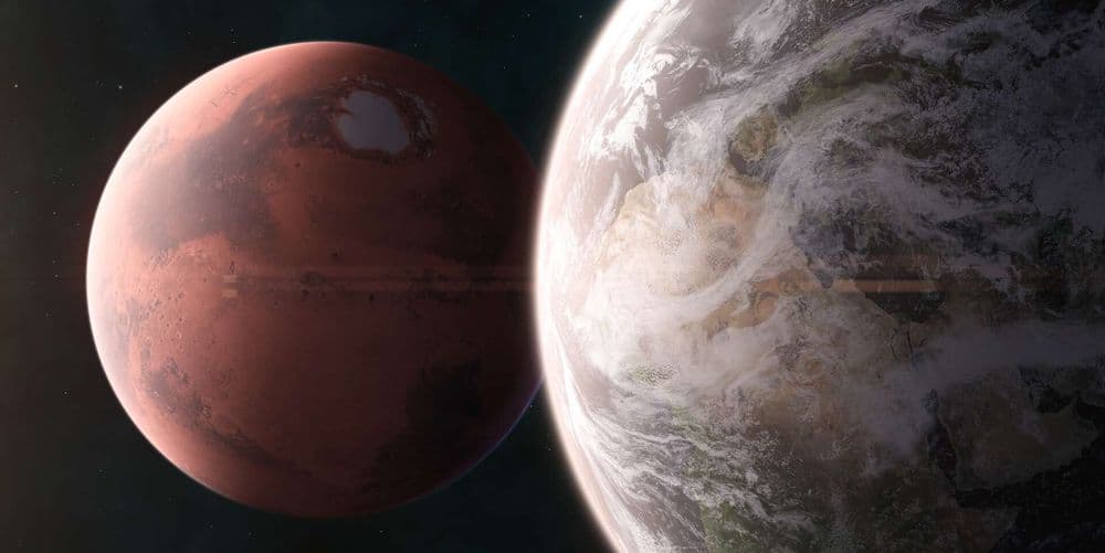 Mars perturbe le climat de la Terre et les courants océaniques tous les 2,4 millions d’années !