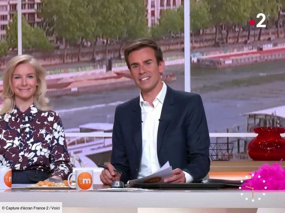 EXCLU - "C'est quelqu'un que j'apprends à connaître" : Louise Ekland fait des confidences sur sa collaboration avec Jean-Baptiste Marteau dans Télématin