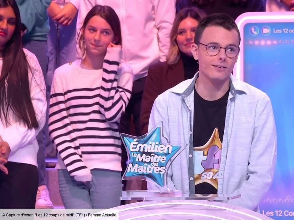 "Oh mon petit bibou" : Émilien ("Les 12 coups de midi") formule une demande bien particulière à Jean-Luc Reichmann