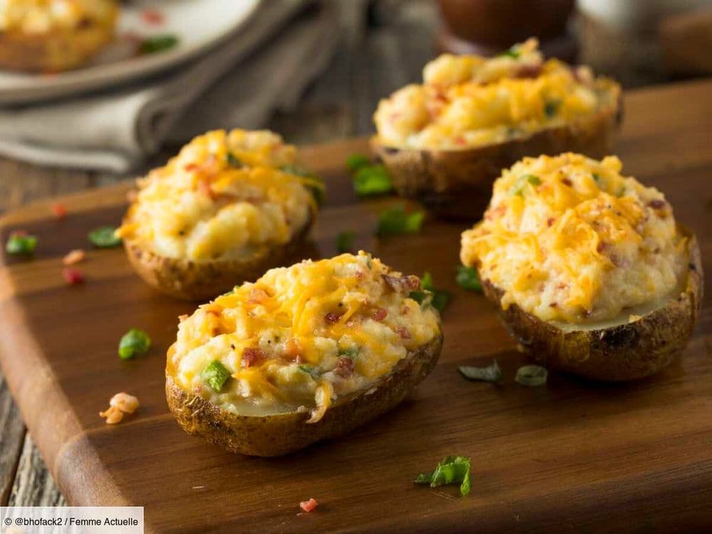 Pommes de terre farcies aux lardons et comté : la recette facile parfaite pour le retour du froid