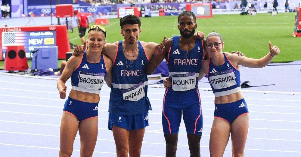 La France en finale du relais mixte