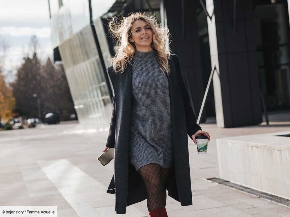 Découvrez l'astuce simple pour cintrer une robe pull en seulement quelques secondes