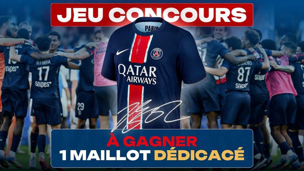 Gagnez un maillot dédicacé du PSG pour fêter la qualification en finale de Champions League !