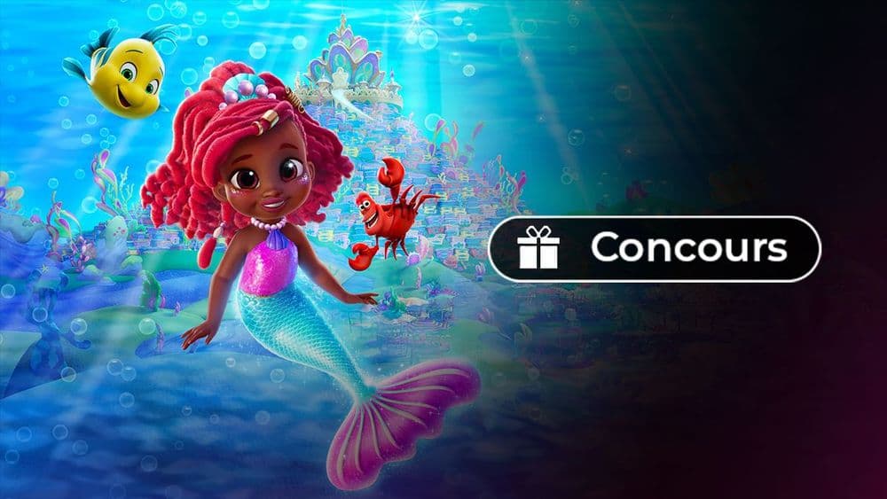 Concours Disney Junior Ariel : des cadeaux à gagner avec OQEE by Free