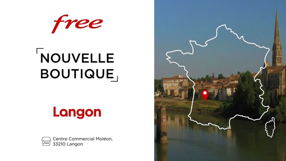 Free ouvre une nouvelle boutique à Langon 