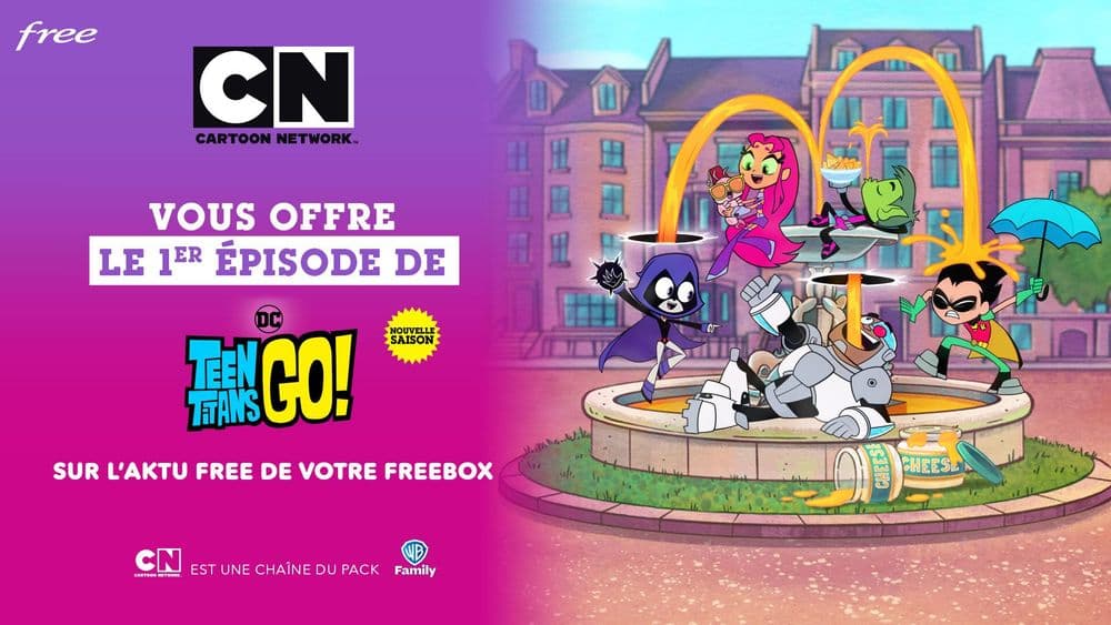 Nouvelle Saison Teen Titans Go! : Découvrez un Épisode Offert sur votre Freebox