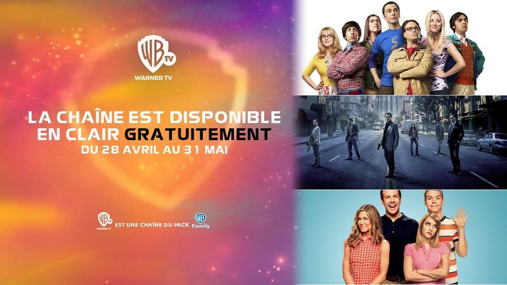 Découvrez Warner TV en clair sur votre Freebox jusqu'au 31 mai 2025