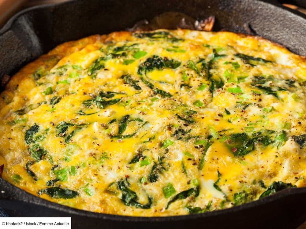 Omelette aux épinards : la recette facile et gourmande parfaite quand on a envie de manger léger