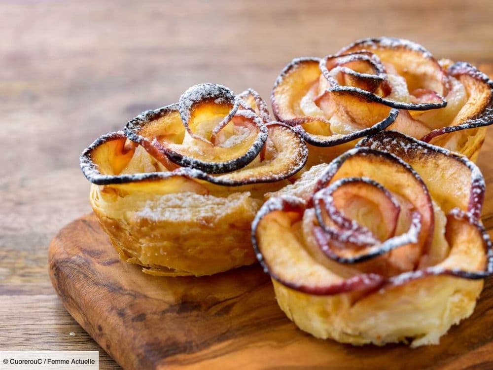 Rose feuilletée aux pommes : la recette aussi simple qu'épatante à dévorer sans modération au goûter