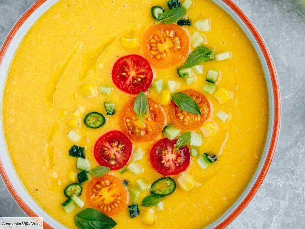 Gaspacho jaune : la recette du soleil facile et gourmande aux tomates jaunes