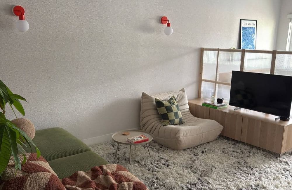 Voici l'astuce parfaite pour aménager un studio sans cloisonner