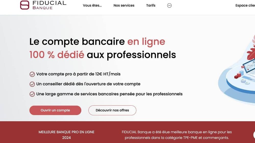 Compte pro : qui est vraiment l'établissement de crédit Fiducial Banque ?