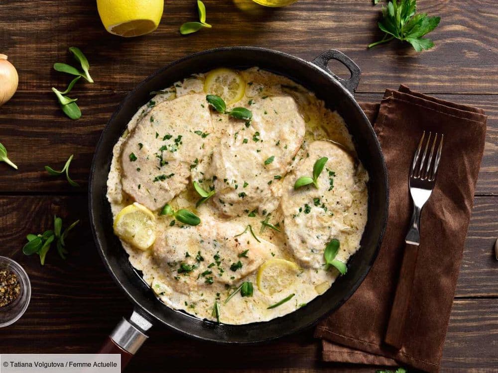 Poulet sauce à la crème : la recette vraiment toute simple et gourmande prête en 10 minutes