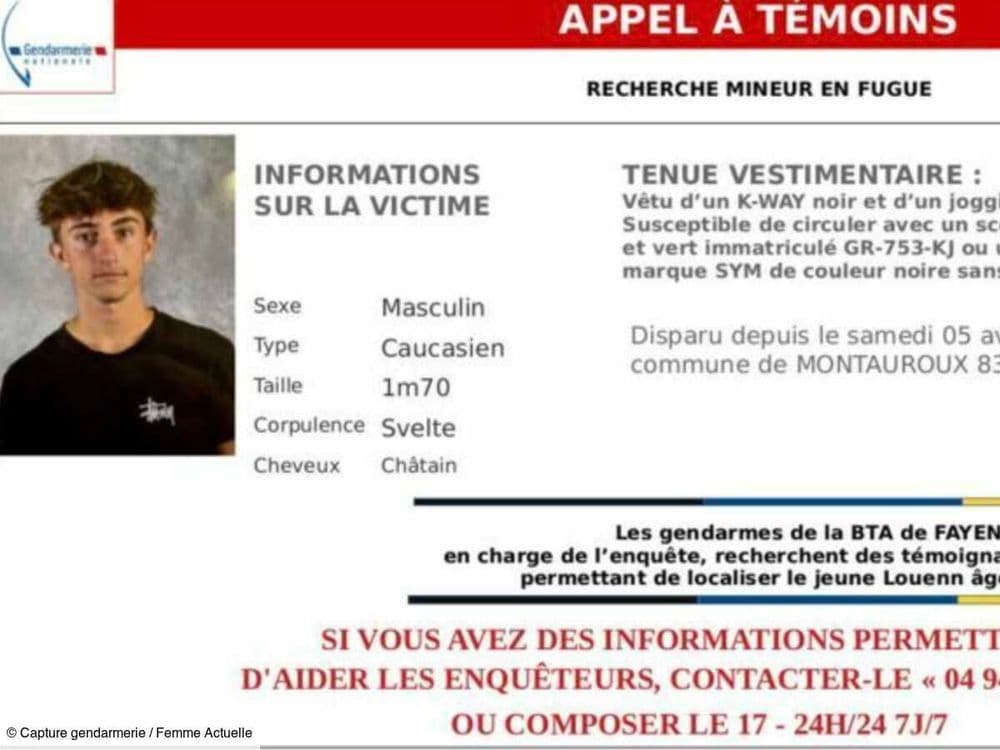 Disparition de Louenn : la mère de l'adolescent a retrouvé son fils "grâce à un témoignage"