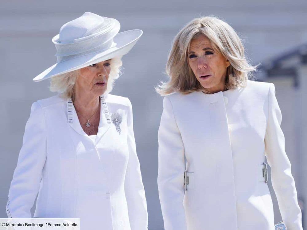 Ce geste amical de Brigitte Macron repoussé par la reine Camilla qui n'est pas passé inaperçu lors des commémorations du Débarquement