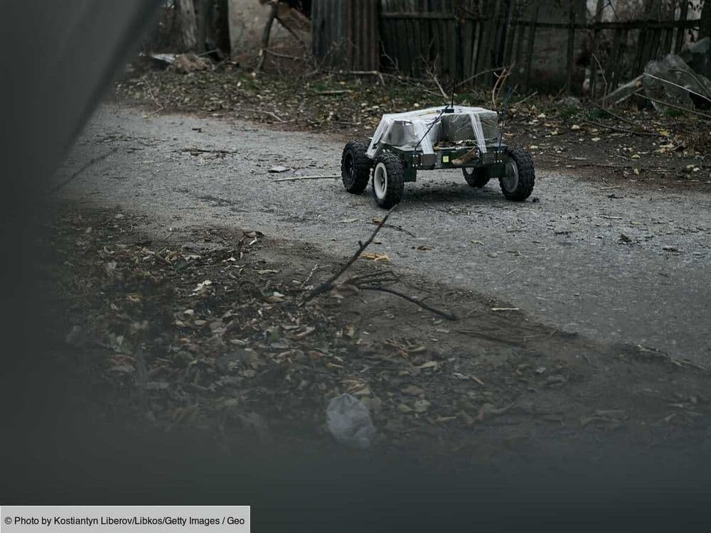 Ukraine: face à la pénurie de troupes, Kiev se tourne vers ses drones terrestres innovants