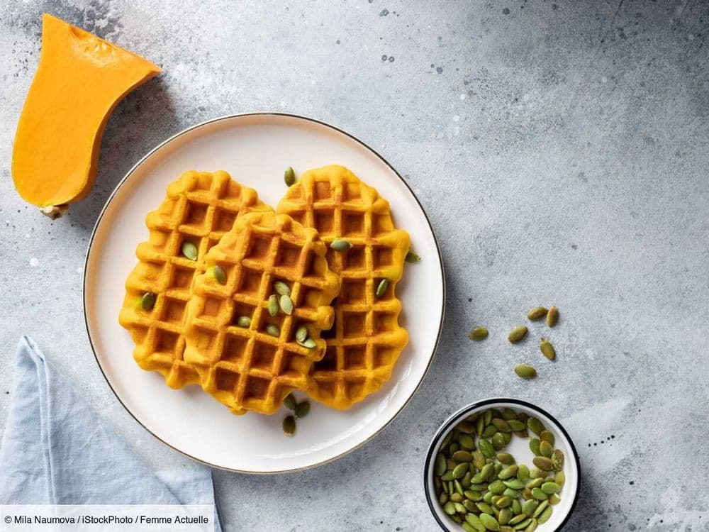 Gaufres salées à la butternut et emmental : la recette express pour un dîner qui change