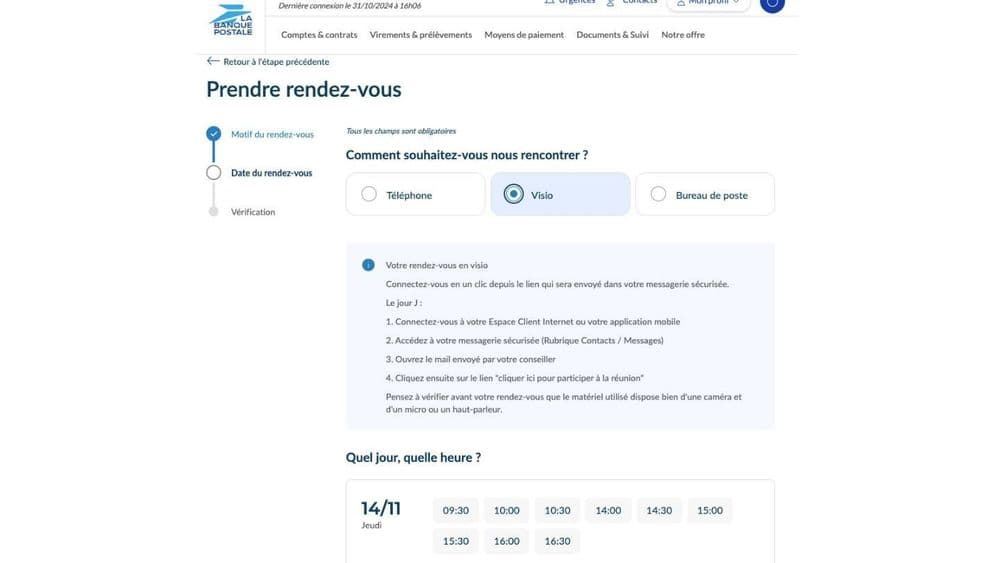 La Banque Postale : un service inédit pour simplifier l'échange avec votre conseiller