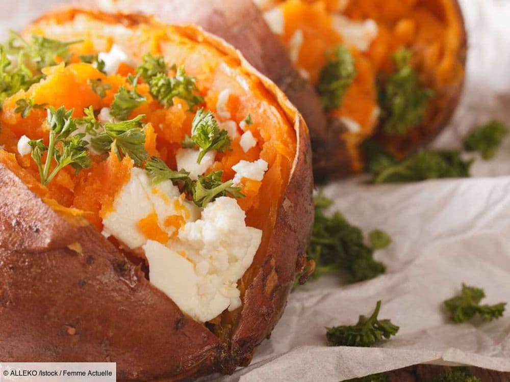 Patate douce au four bien gourmande : la recette simplissime pour le dîner