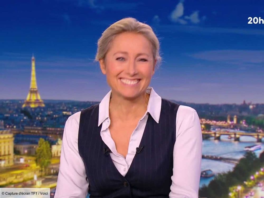 Anne-Sophie Lapix très gênée : la journaliste part dans un gros fou rire pendant le journal de 20 heures de France 2 (ZAPTV)