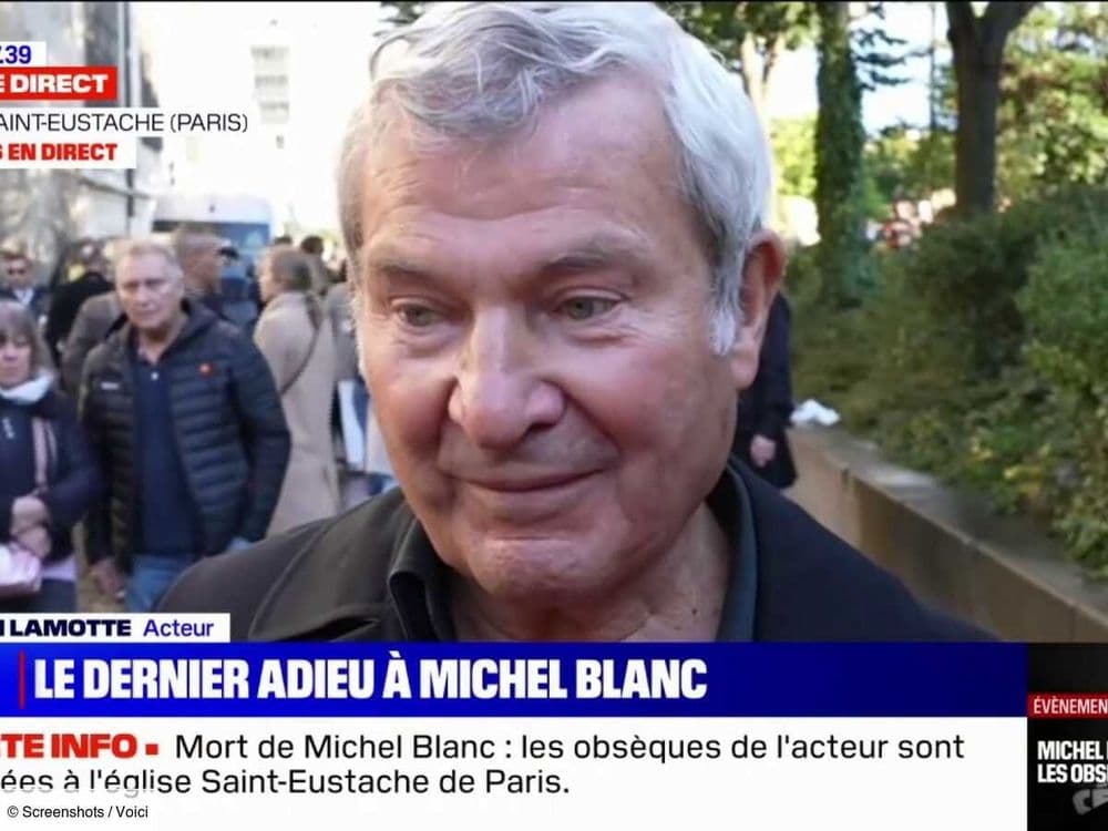 "Ça ne lui ressemblait pas du tout" : le suprenant commentaire de Martin Lamotte à la sortie des obsèques de Michel Blanc (ZAPTV)