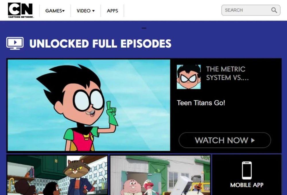 Warner Bros. fait disparaître le site de Cartoon Network