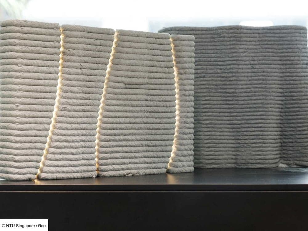 Imprimé en 3D, ce béton capture du CO2 tout en améliorant sa résistance