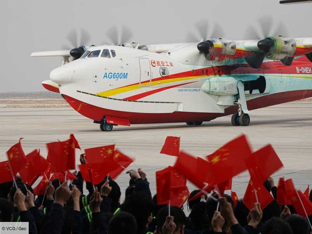 L'AG600, le colosse amphibie chinois, obtient son feu vert pour le marché mondial