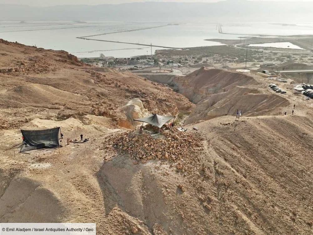 Une étrange pyramide grecque découverte près de la mer Morte intrigue les archéologues