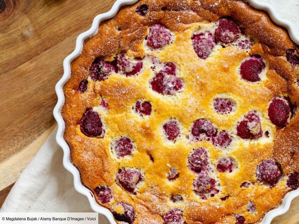 Clafoutis aux framboises : le dessert riche en protéines et pauvre en calories !