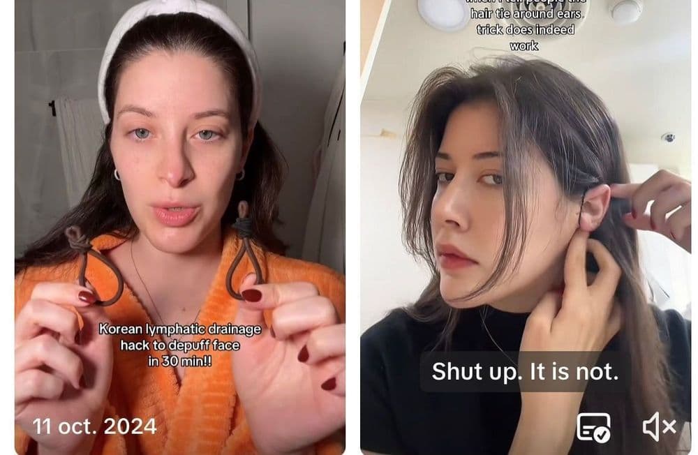 Visage gonflé, mine bouffie… Pourquoi les filles s’attachent-elles les oreilles sur les réseaux sociaux ?