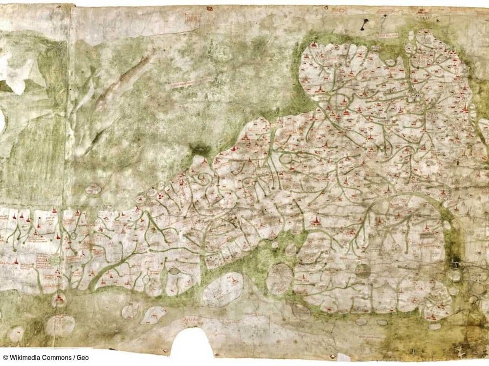 Une carte médiévale révèle que les routes romaines n'ont jamais disparu en Grande-Bretagne