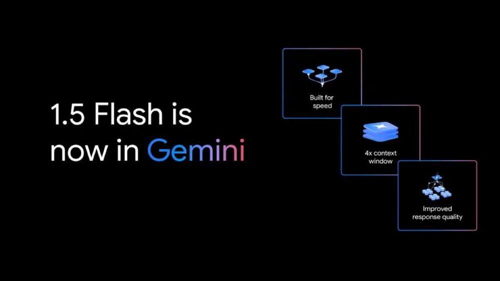 Google offre gratuitement à ses utilisateurs Gemini son modèle d’IA Flash 1.5, plus rapide et plus léger