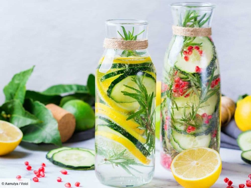 Canicule et bonne hydratation : 8 idées d'eaux infusées, conseillées par une diététicienne
