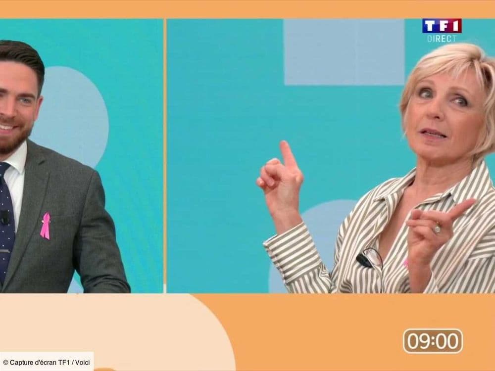 "Sous les yeux de la patronne" : Ange Noiret (Bonjour!) mal à l'aise pour présenter sa météo devant Évelyne Dhéliat