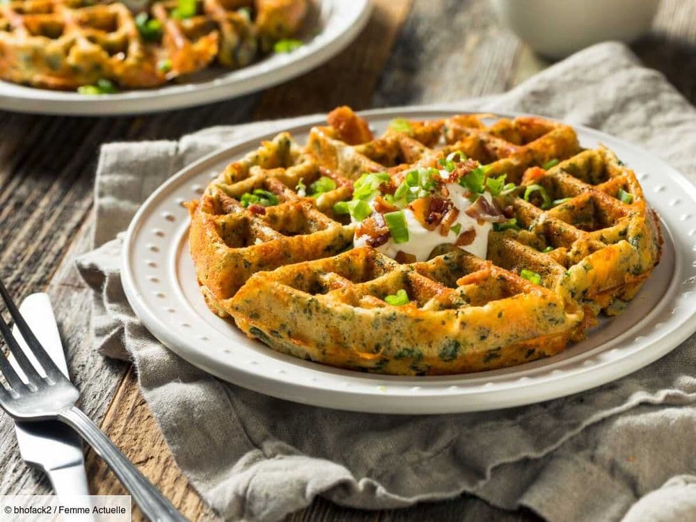 On adore la version salée ! Découvrez ces 23 recettes de gaufres healthy avec des légumes