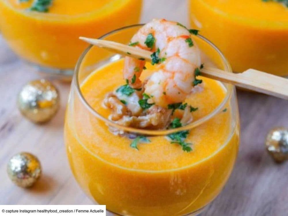 Verrines de Noël aux crevettes et potimarron : la recette effet waouh et pourtant très facile parfaite pour l'apéro