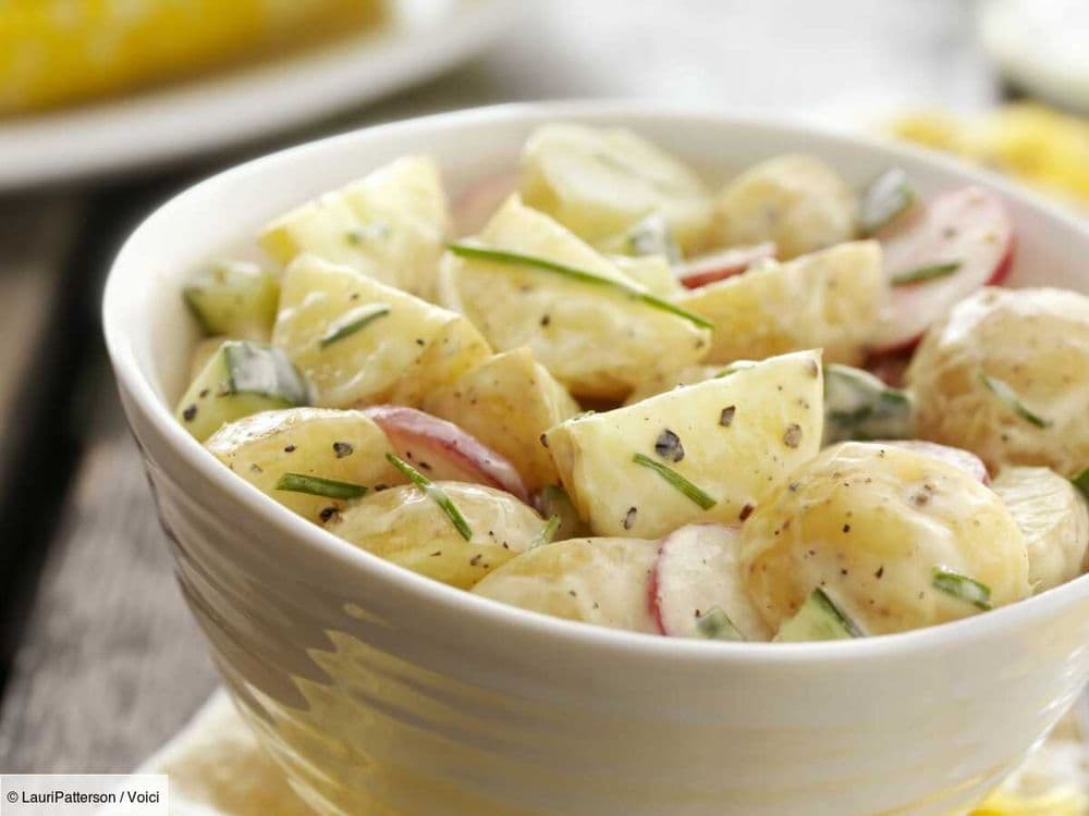 Salade piémontaise allégée : cette recette facile et gourmande est parfaite pour un repas light