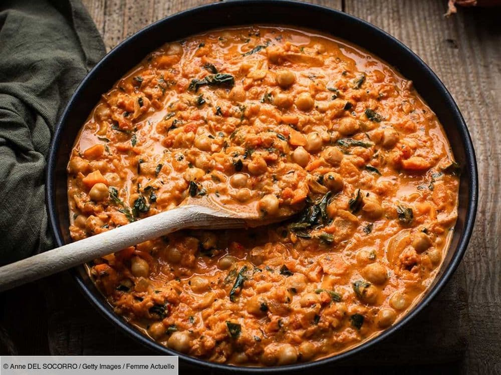 Curry de pois chiche : la recette pas chère et prête en un rien de temps