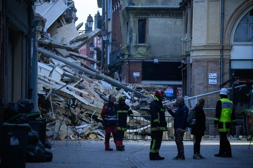 Un vieil immeuble du centre de Toulouse s'effondre, pas de victimes recensées