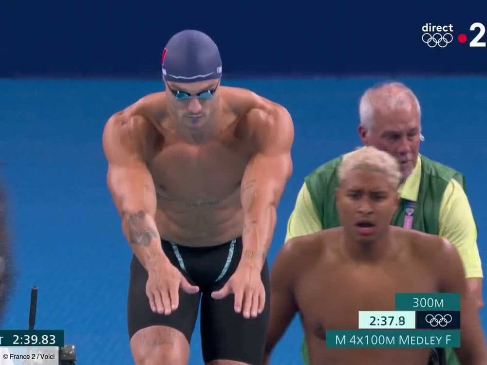 Florent Manaudou aux JO 2024 : les internautes pas tendres avec le nageur après l’épreuve du relai 4x100 mètres 4 nages (ZAPTV)