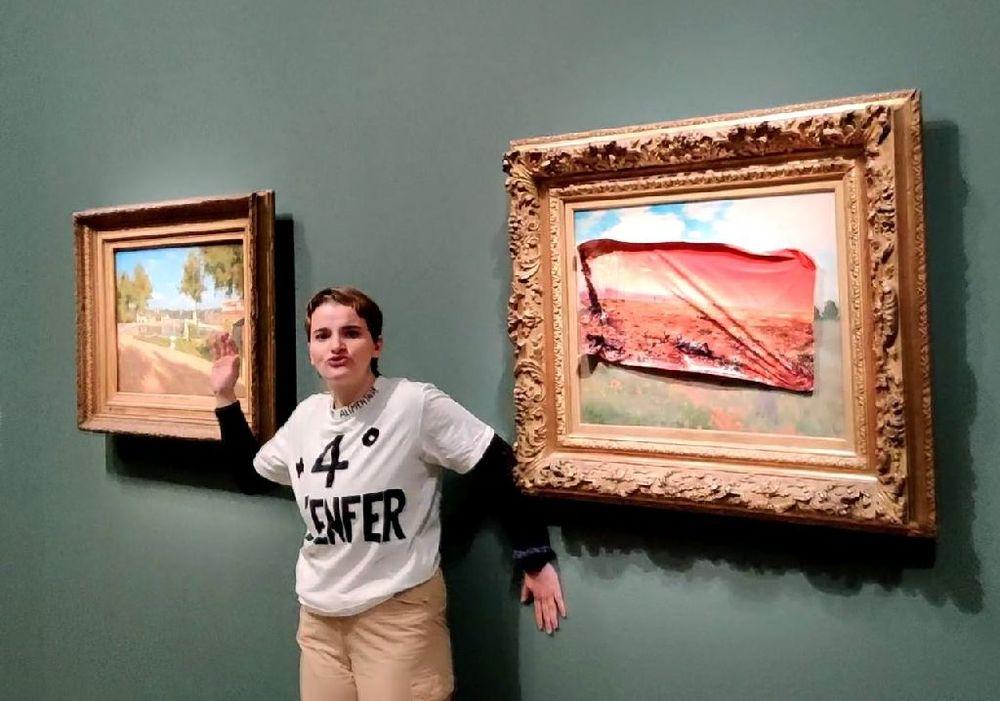 Action sur un tableau du musée d'Orsay: la militante écologiste jugée lundi