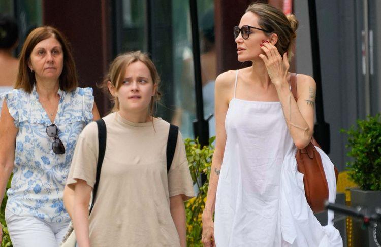 Angelina Jolie et sa fille Vivienne en tenues décontractées pour une virée shopping mère-fille