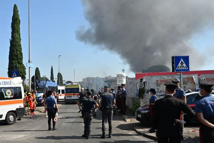 Plus de 40 blessés dans l'explosion d'une station-essence à Rome, entendue à travers toute la ville