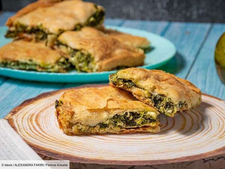 "Une petite recette d'inspiration grecque aujourd'hui" : la pastilla chèvre frais et épinards de Laurent Mariotte