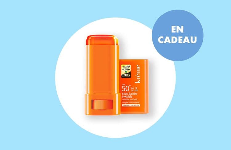En cadeau avec votre magazine ELLE : un stick solaire invisible SPF50+ Krème
