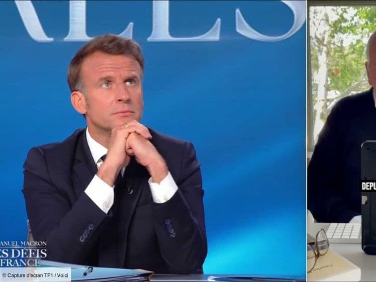 Privé de voix par la maladie de Charcot, Charles Biétry interpelle Emmanuel Macron lors de son prime sur TF1