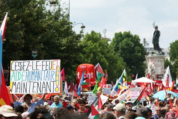 Des mobilisations en France pour la Palestine à l'appel de syndicats et partis de gauche