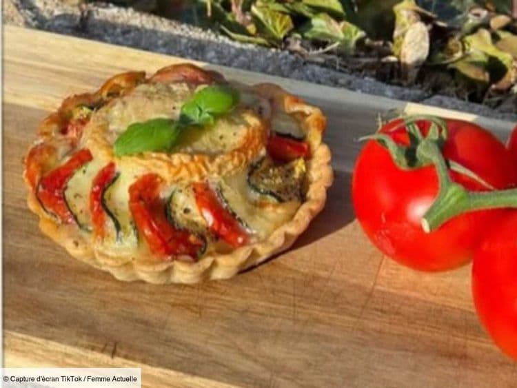 Julie Andrieu livre sa recette de tartelettes aux légumes du soleil et c'est un délice